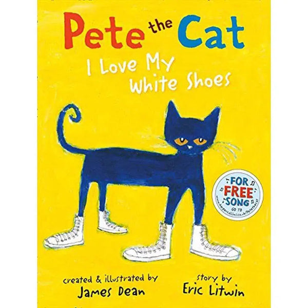 洋書 181A pete the cat I Love My White Shoes PetetheCat_01ILoveMyWhiteShoes