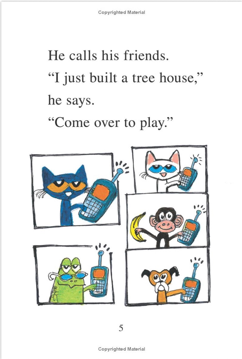 ICR: Pete the Cat and the Tip-Top Tree House (I Can Read! L0 My First)-Fiction: 橋樑章節 Early Readers-買書書 BuyBookBook