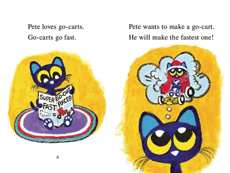 ICR: Pete the Kitty: Ready, Set, Go-Cart! (I Can Read! L0 My first)-Fiction: 橋樑章節 Early Readers-買書書 BuyBookBook