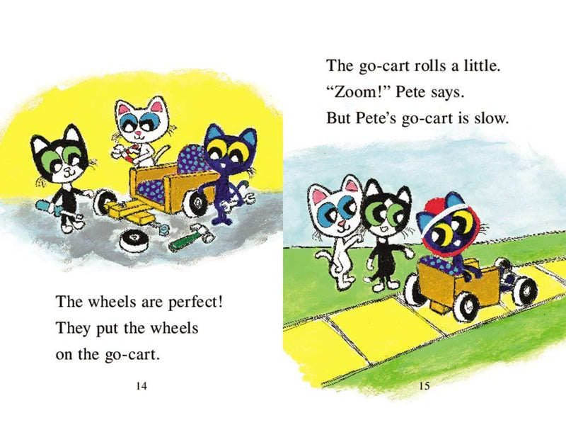 ICR: Pete the Kitty: Ready, Set, Go-Cart! (I Can Read! L0 My first)-Fiction: 橋樑章節 Early Readers-買書書 BuyBookBook