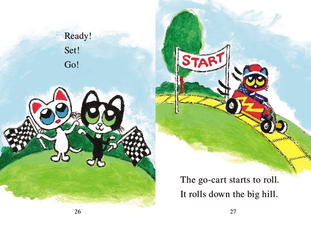 ICR: Pete the Kitty: Ready, Set, Go-Cart! (I Can Read! L0 My first)-Fiction: 橋樑章節 Early Readers-買書書 BuyBookBook