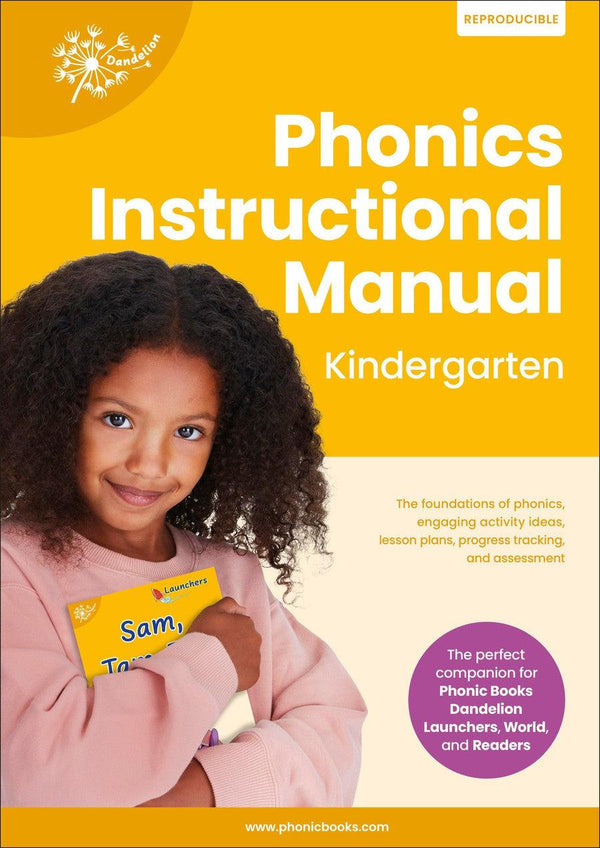 Phonic Books Dandelion Instructional Manual Kindergarten-Children’s interactive and activity books and kits-買書書 BuyBookBook