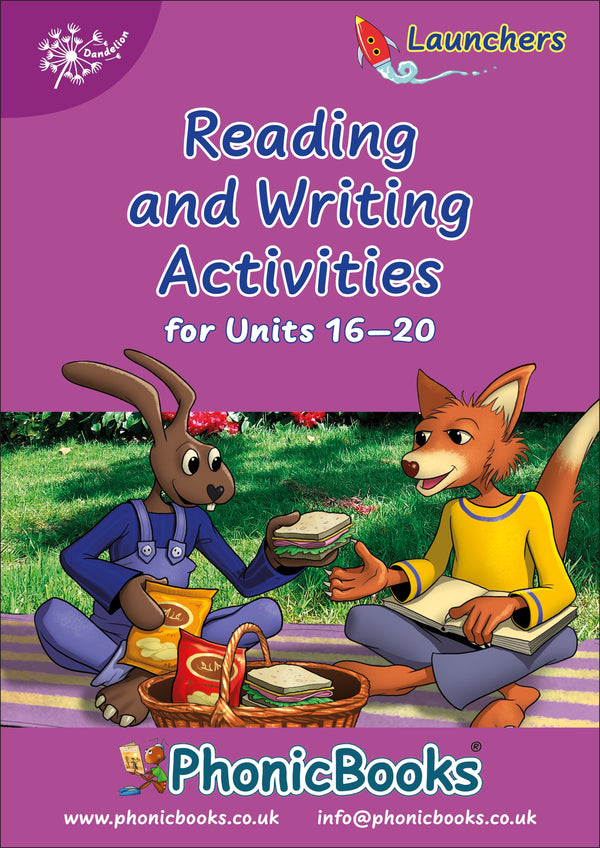 Phonic Books Dandelion Launchers Reading and Writing Activities Units 16-20 The Itch ('tch' and 've', two-syllable words, suffixes -ed and -ing and 'le')-Language and Linguistics-買書書 BuyBookBook