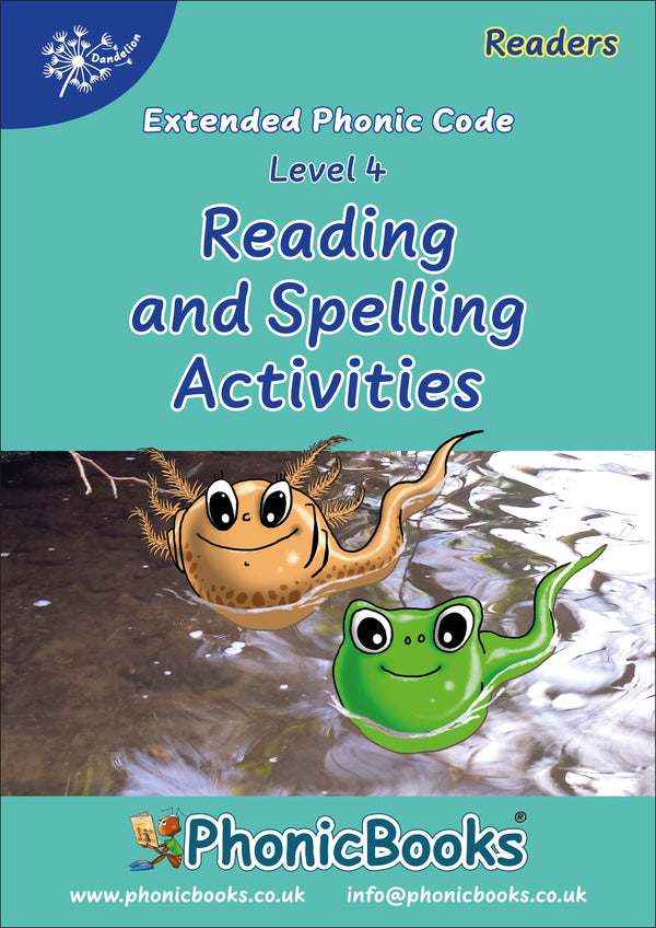 Phonic Books Dandelion Readers Reading and Spelling Activities Vowel Spellings Level 4 (Alternative spellings for vowels and consonants, alternative sounds for the spellings 'c' and 'g')-Language and Linguistics-買書書 BuyBookBook