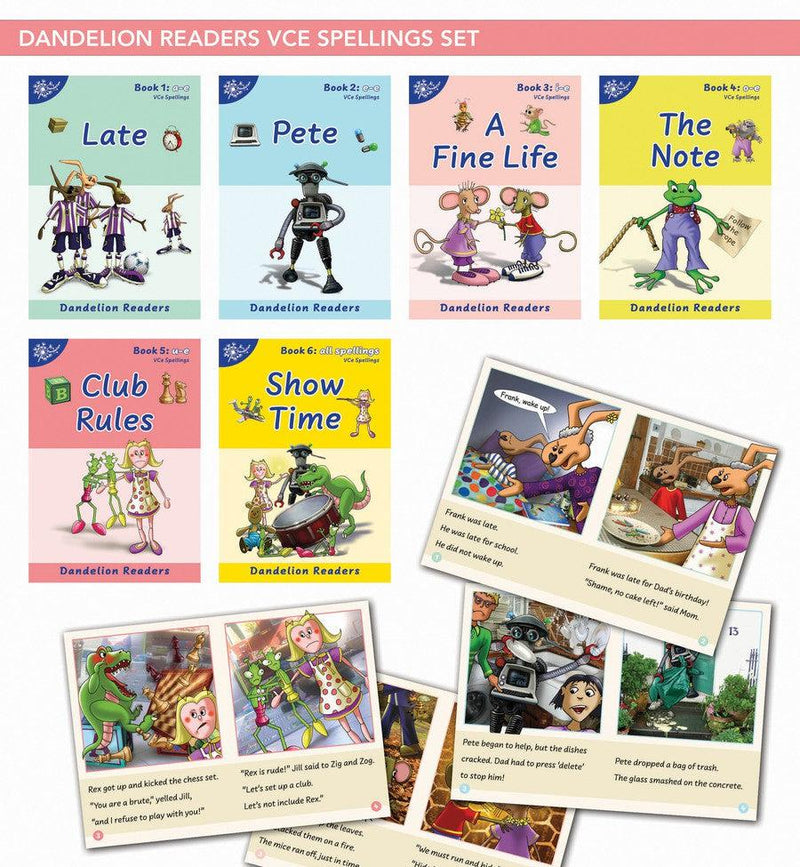 Phonic Books Dandelion Readers VCe Spellings-Children’s / Teenage fiction: General, modern and contemporary fiction-買書書 BuyBookBook