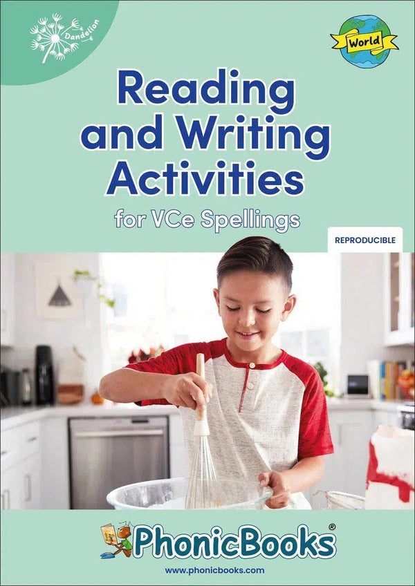 Phonic Books Dandelion World VCe Spellings Activities-Children’s interactive and activity books and kits-買書書 BuyBookBook