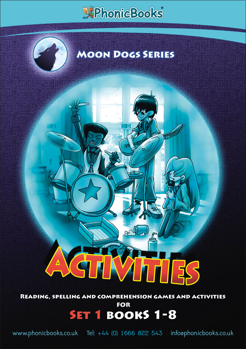 Phonic Books Moon Dogs Set 1 Activities-Language and Linguistics-買書書 BuyBookBook