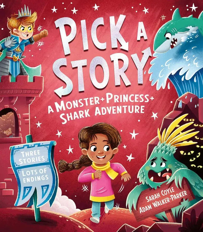 Pick a Story: A Monster + Princess + Shark Adventure (Sarah Coyle)-Fiction: 歷險科幻 Adventure & Science Fiction-買書書 BuyBookBook