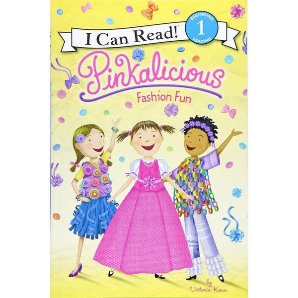 ICR: Pinkalicious: Fashion Fun (I Can Read! L1)-Fiction: 橋樑章節 Early Readers-買書書 BuyBookBook