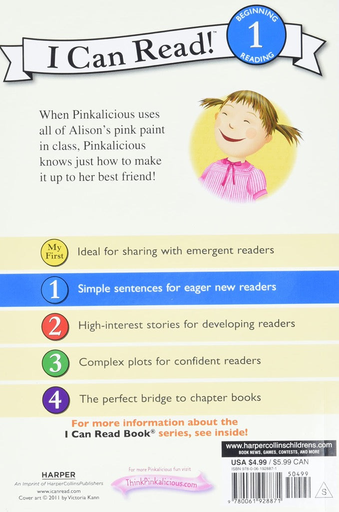 ICR: Pinkalicious: Pinkie Promise (I Can Read! L1)-Fiction: 橋樑章節 Early Readers-買書書 BuyBookBook