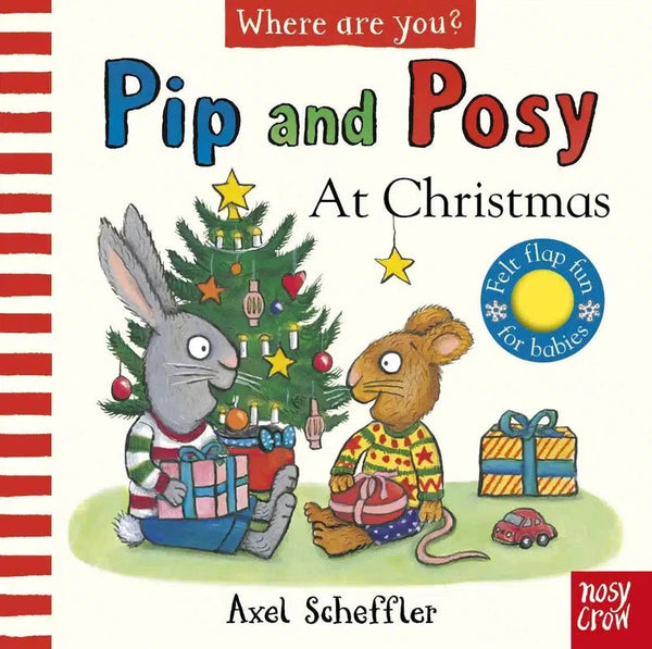 Pip and Posy At Christmas (Where are you? )(A Felt Flaps Book)(Axel Scheffler)-Fiction: 兒童繪本 Picture Books-買書書 BuyBookBook