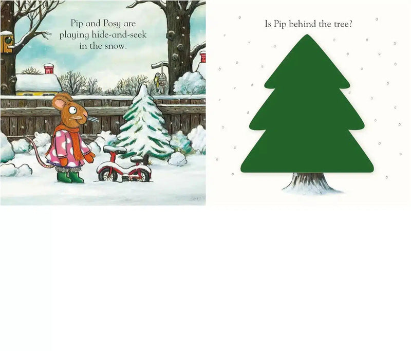 Pip and Posy At Christmas (Where are you? )(A Felt Flaps Book)(Axel Scheffler)-Fiction: 兒童繪本 Picture Books-買書書 BuyBookBook