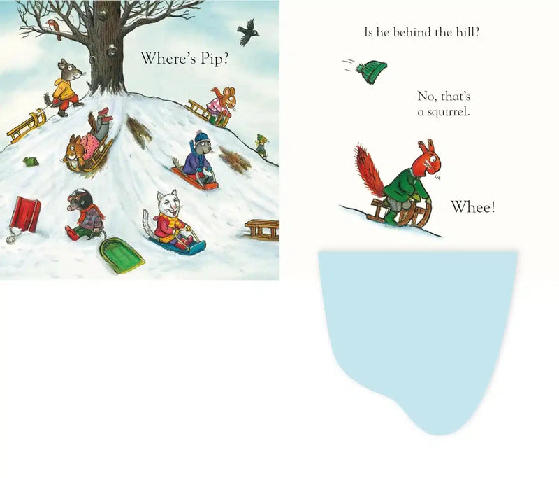 Pip and Posy At Christmas (Where are you? )(A Felt Flaps Book)(Axel Scheffler)-Fiction: 兒童繪本 Picture Books-買書書 BuyBookBook