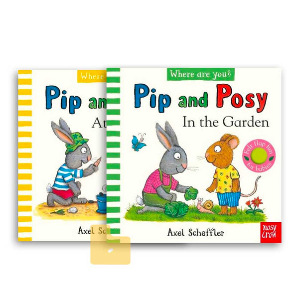 Pip and Posy Felt Flaps Bundle(with QR code Audio)(Axel Scheffler)-Nonfiction: 學前基礎 Preschool Basics-買書書 BuyBookBook