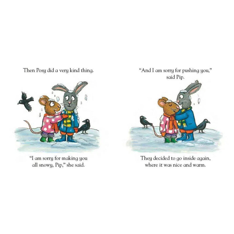 Pip and Posy The Snowy Day (Book with Audio QR Code )(Axel Scheffler) Nosy Crow