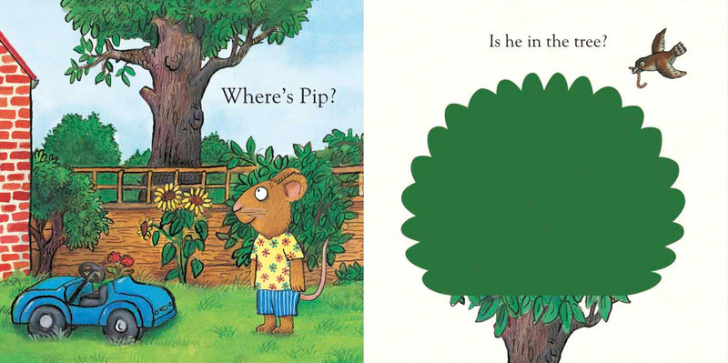 Pip and Posy, Where Are You? In the Garden (Felt Flaps)(with QR code Audio)(Axel Scheffler)-Nonfiction: 學前基礎 Preschool Basics-買書書 BuyBookBook