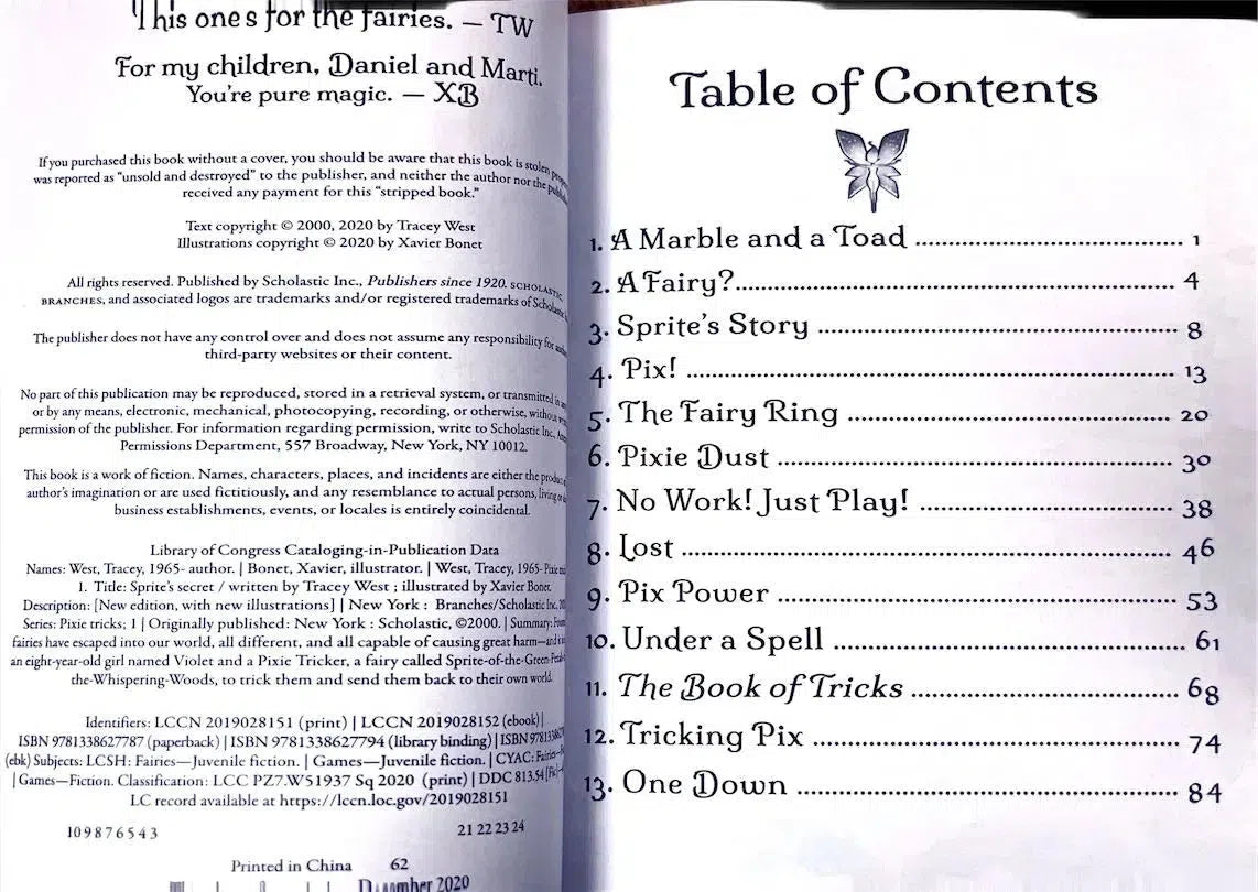 Pixie Tricks #01 Sprite's Secret (Branches) (Tracey West) - 買書書 BuyBookBook
