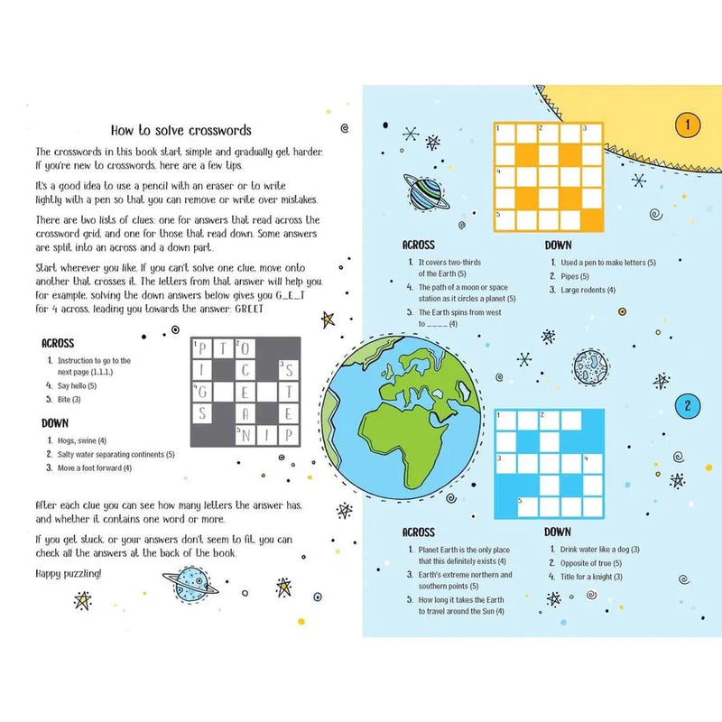 Planet Earth Crosswords Usborne