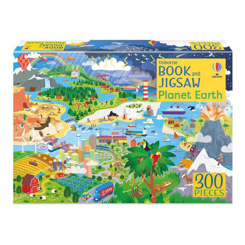 Planet Earth (Usborne Book and Jigsaw) (300 pcs) - 買書書 BuyBookBook