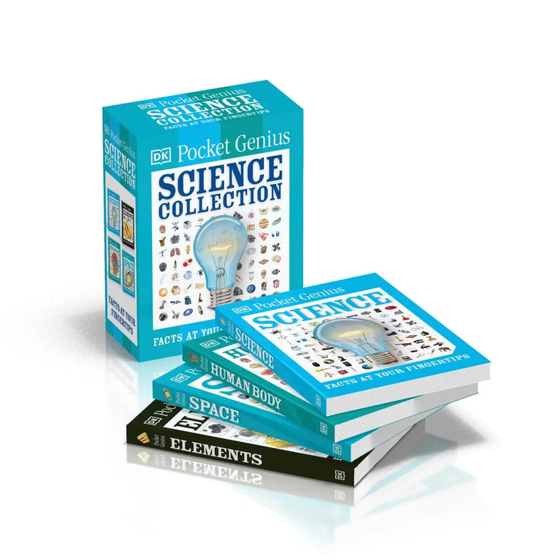 Pocket Genius Science 4-Book Collection-Children’s / Teenage reference material-買書書 BuyBookBook