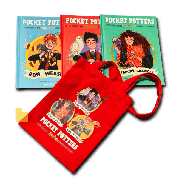 Pocket Potters Bundle with Limited free Tote Bag-Children’s / Teenage fiction: General and modern fiction-買書書 BuyBookBook