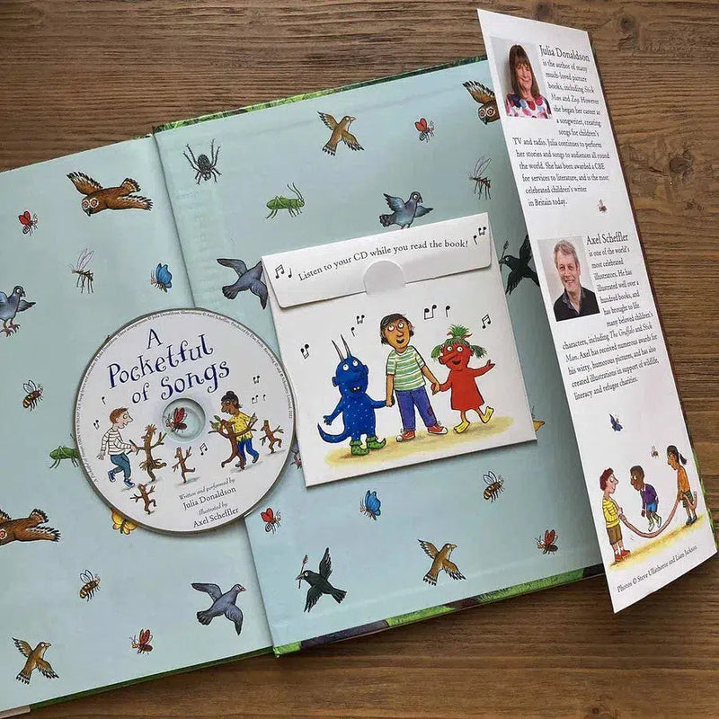 Pocketful of Songs, A (Book + CD) (Julia Donaldson)(Axel Scheffler) - 買書書 BuyBookBook