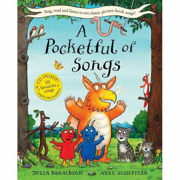 Pocketful of Songs, A (Book + CD) (Julia Donaldson)(Axel Scheffler) - 買書書 BuyBookBook