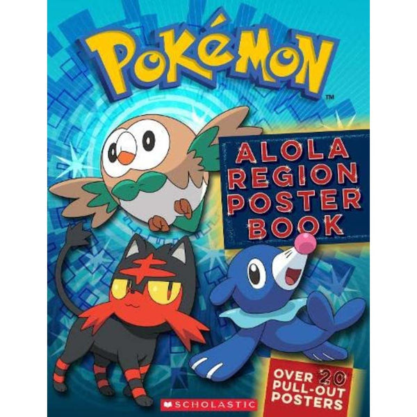 Pokemon - Alola Region Poster Book (Pokemon)(Nintendo)-Nonfiction: 興趣遊戲 Hobby and Interest-買書書 BuyBookBook