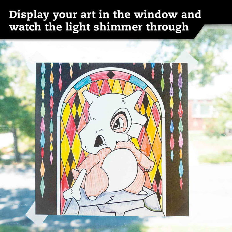 Pokemon Stained Glass (Klutz)-Activity: 繪畫貼紙 Drawing & Sticker-買書書 BuyBookBook