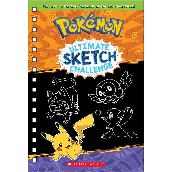 Pokémon Ultimate Sketch Challenge (Pokemon)(Nintendo)-Activity: 繪畫貼紙 Drawing & Sticker-買書書 BuyBookBook