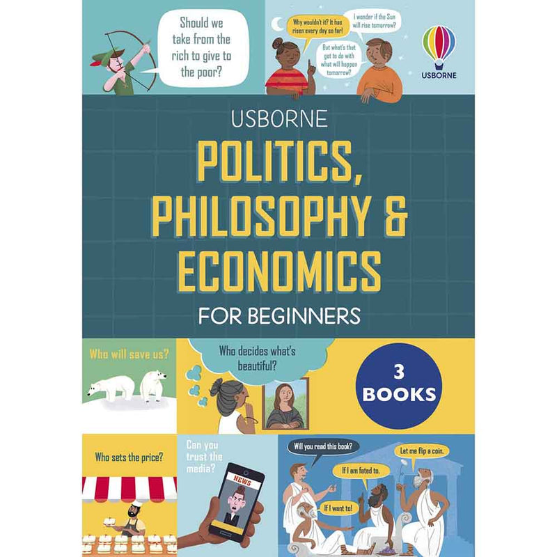 Politics, Philosophy and Economics for Beginners Boxset (3 Books) - 買書書 BuyBookBook