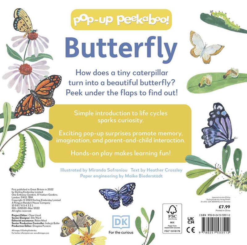 Pop-Up Peekaboo! - Butterfly - 買書書 BuyBookBook