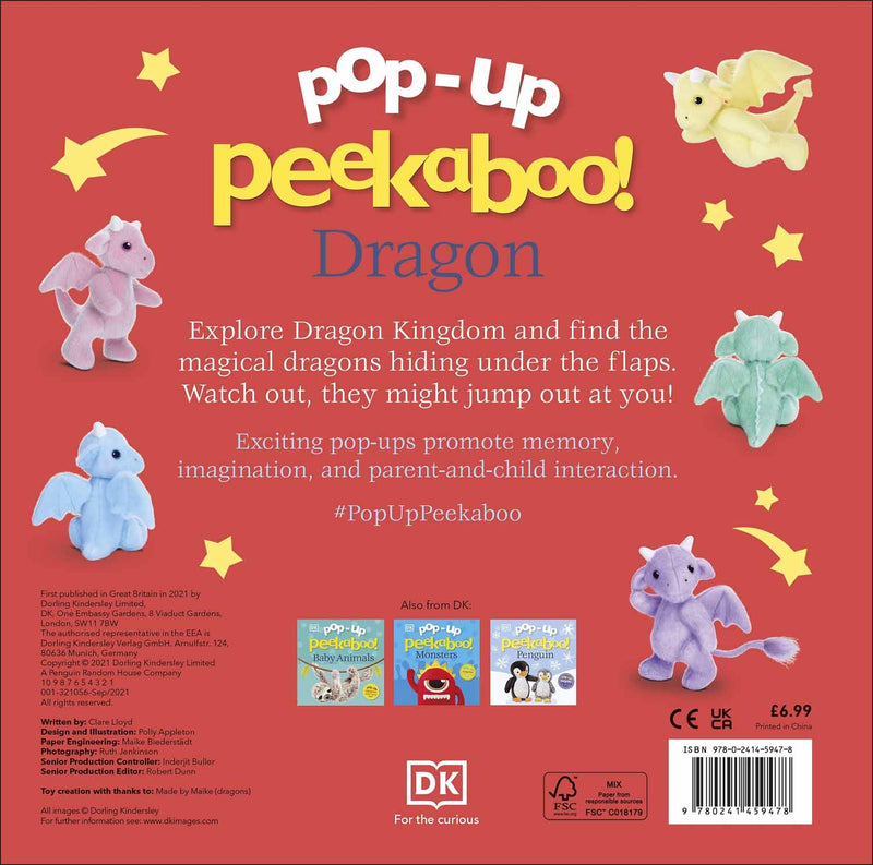 Pop-Up Peekaboo! Dragon (Board book) DK UK