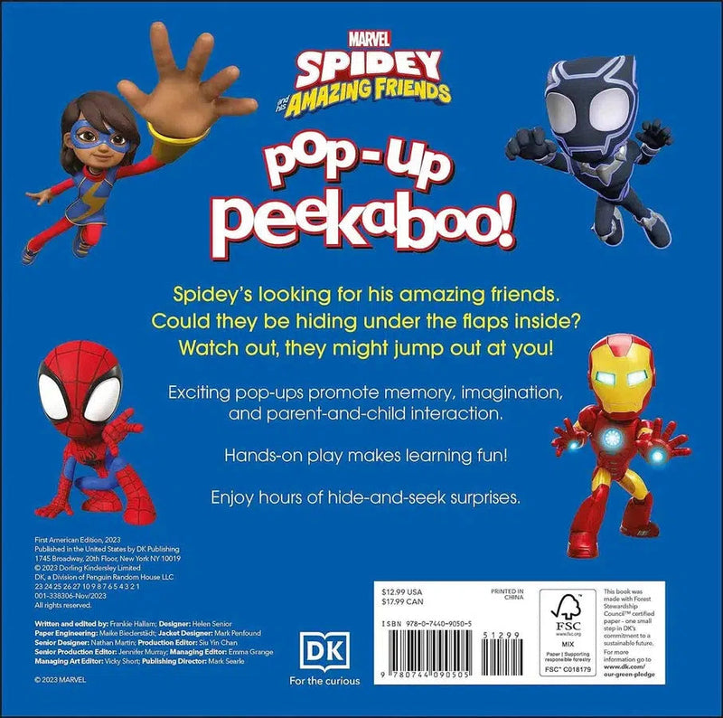 Pop-Up Peekaboo! Marvel Spidey and his Amazing Friends-Children’s / Teenage general interest: Television, video and film-買書書 BuyBookBook