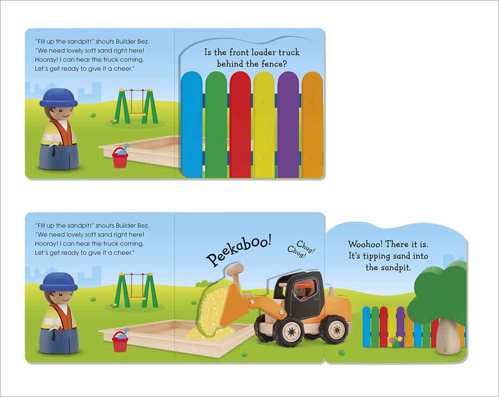 Pop-Up Peekaboo! - Diggers-Nonfiction: 學前基礎 Preschool Basics-買書書 BuyBookBook