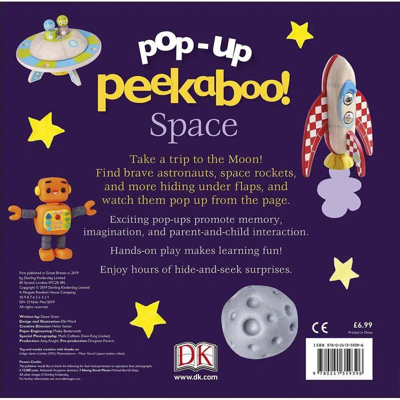 Pop-Up Peekaboo! Space (Board book) DK UK