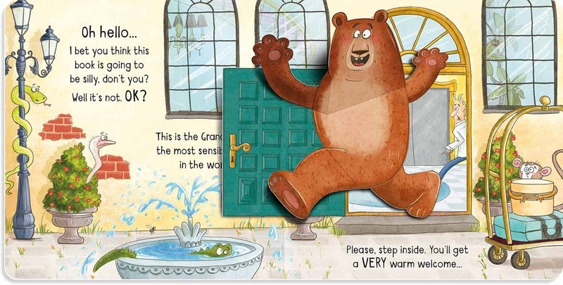 Usborne Peculiar Pop-Ups: There's a Hippo in my Toilet!-Fiction: 兒童繪本 Picture Books-買書書 BuyBookBook