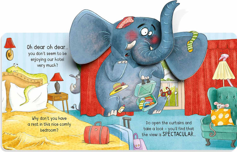 Usborne Peculiar Pop-Ups: There's a Hippo in my Toilet!-Fiction: 兒童繪本 Picture Books-買書書 BuyBookBook