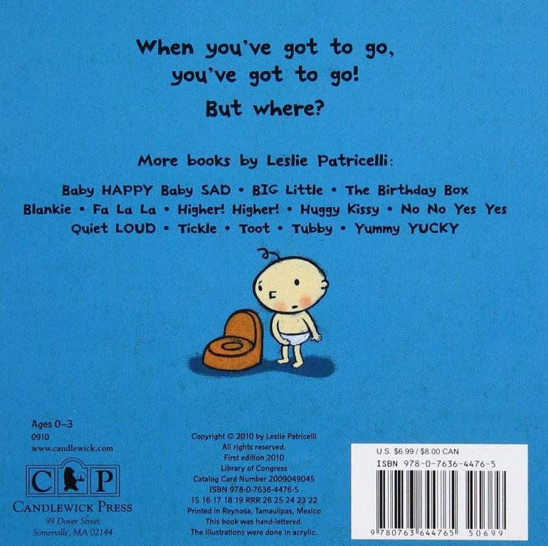 Potty (Board Book) (Leslie Patricelli) (US) Candlewick Press