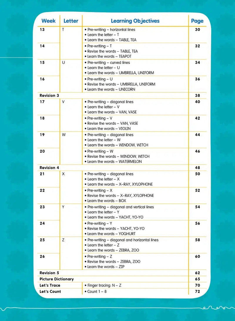 Pre-Nursery English 學前班英語遊戲及寫前練習 - 26週學前教育系列-補充練習: 英文科 English-買書書 BuyBookBook