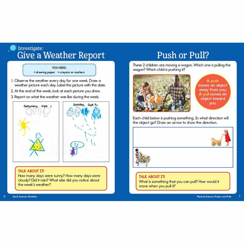 Preschool Hands-On STEAM Learning Fun Workbook