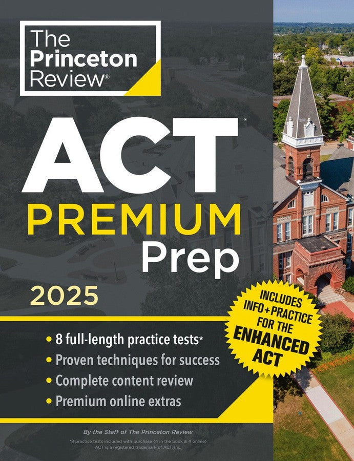 Princeton Review ACT Premium Prep, 2025-Children’s Educational: general-買書書 BuyBookBook