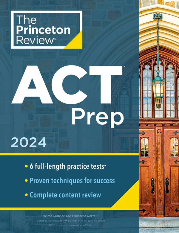 Princeton Review ACT Prep, 2024-Educational: Study and revision guides-買書書 BuyBookBook