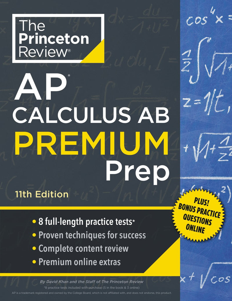 Princeton Review AP Calculus AB Premium Prep, 11th Edition-Educational: Study and revision guides-買書書 BuyBookBook