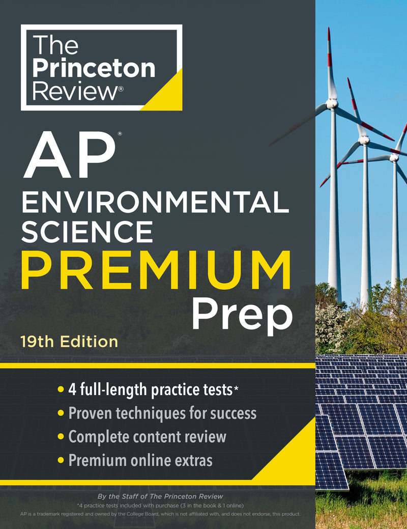 Princeton Review AP Environmental Science Premium Prep, 19th Edition-Children’s Educational: general-買書書 BuyBookBook