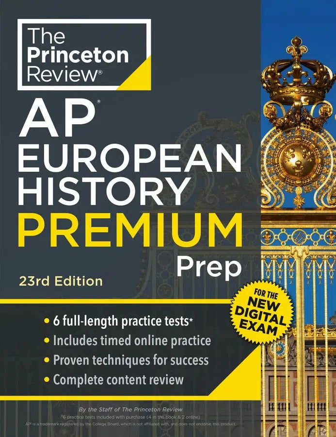 Princeton Review AP European History Premium Prep, 23rd Edition-Children’s Educational: general-買書書 BuyBookBook