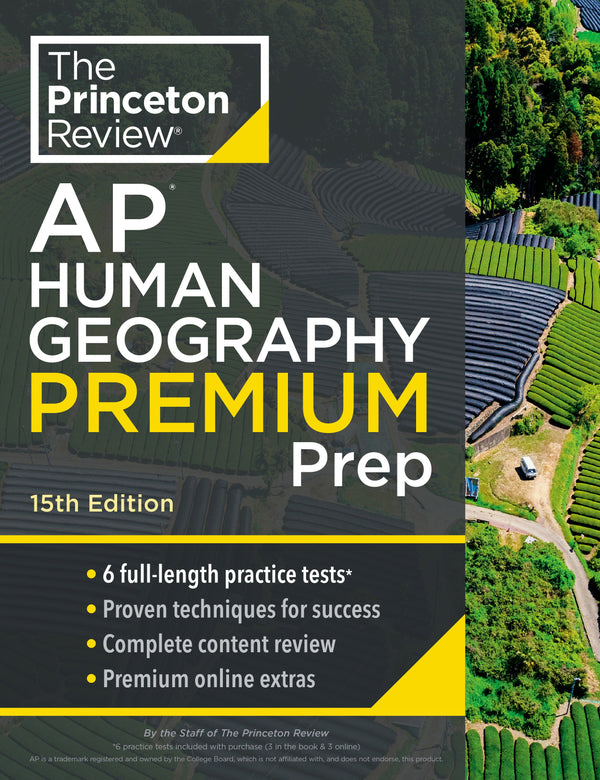 Princeton Review AP Human Geography Premium Prep, 15th Edition-Children’s Educational: general-買書書 BuyBookBook