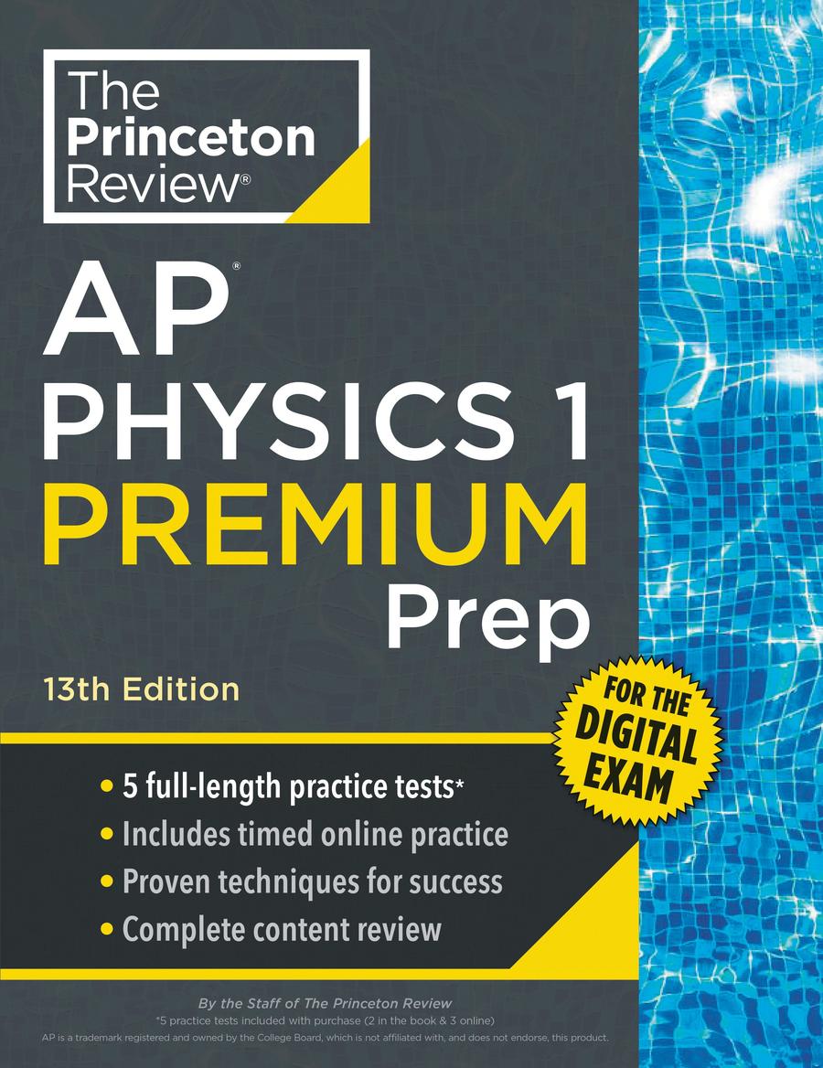 Princeton Review AP Physics 1 Premium Prep, 13th Edition-Children’s Educational: general-買書書 BuyBookBook