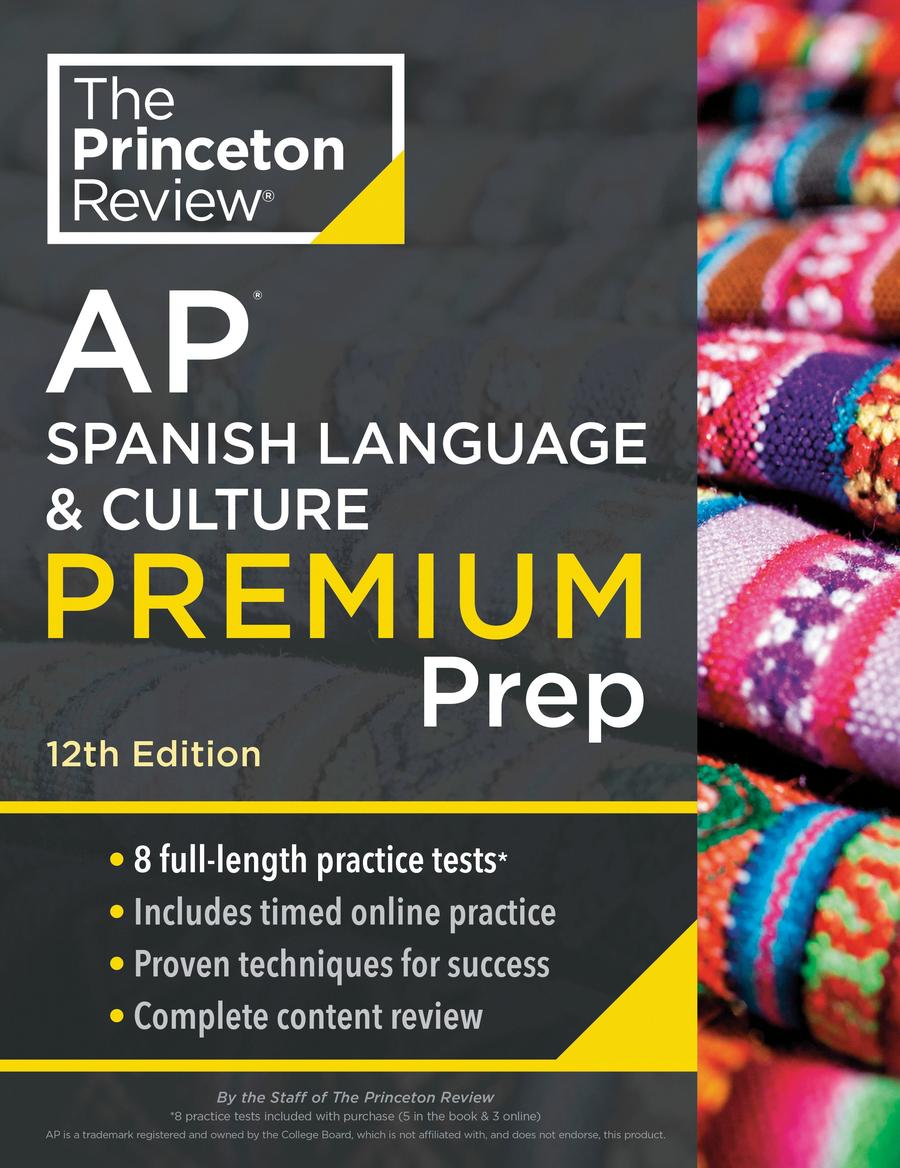 Princeton Review AP Spanish Language & Culture Premium Prep, 12th Edition-Children’s Educational: general-買書書 BuyBookBook