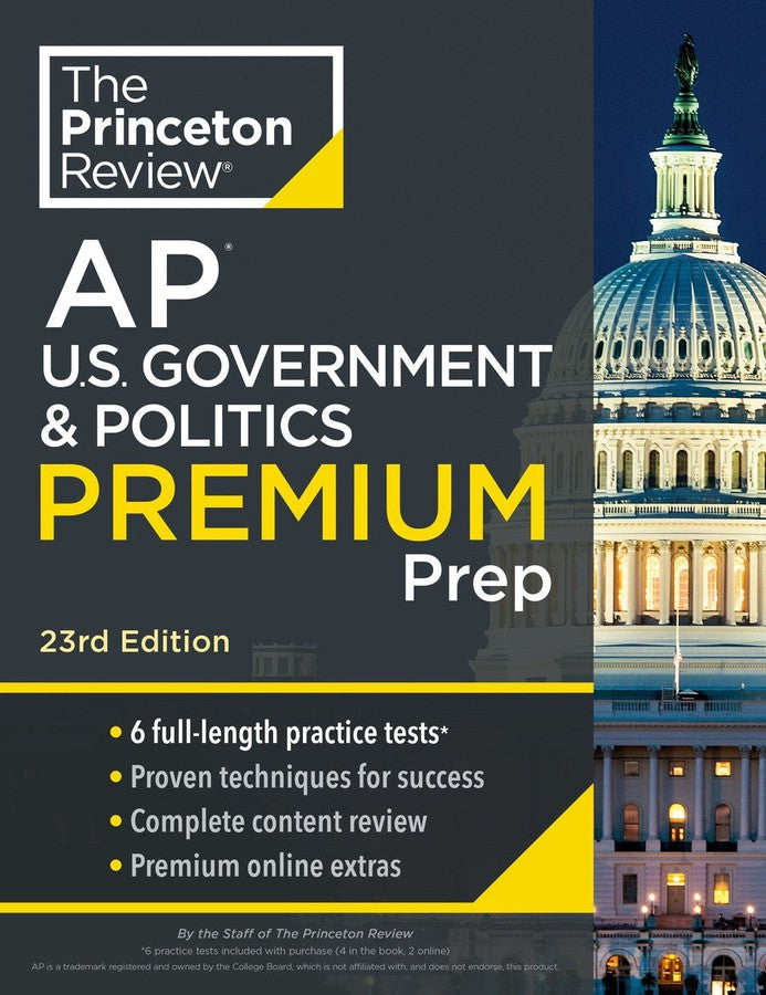 Princeton Review AP U.S. Government & Politics Premium Prep, 23rd Edition-Educational: Study and revision guides-買書書 BuyBookBook